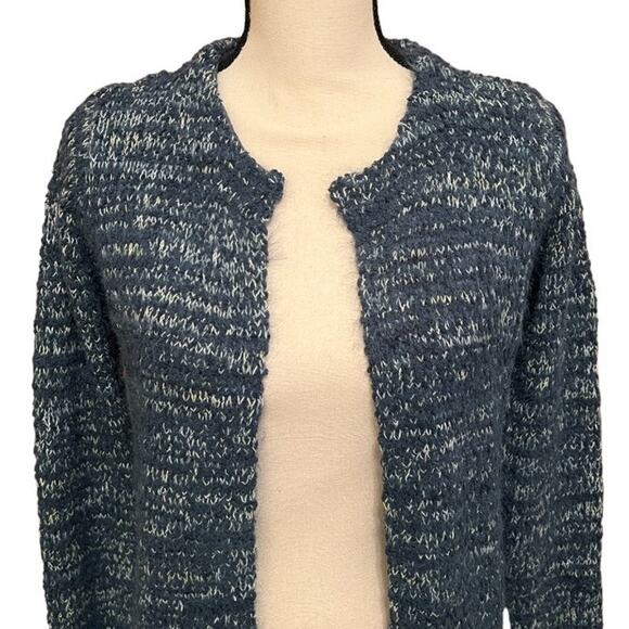 Loft Knit Cardigan Sweater Forest Green Size XS - Picture 2 of 5